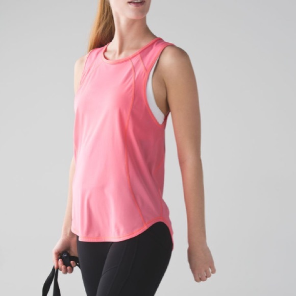 lululemon athletica Tops - Lululemon Sculpt Tank Coral Pink Medium Estimated Size 8